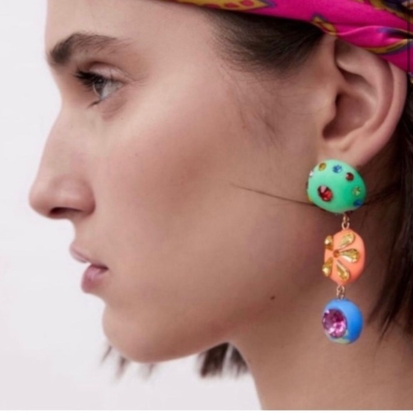 2 pairs of Zara earrings - Picture 2 of 2